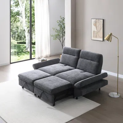 Streamdale Furniture Streamdale Convertible Sleeper Futon Sofa (chenille)
