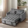 Streamdale Furniture Streamdale Convertible Sleeper Sofa Bed - Dark Grey
