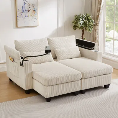 Streamdale Furniture Streamdale Convertible Sleeper Sofa With Usb & Storage