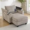 Streamdale Furniture Streamdale Convertible Sleeper Sofa With Usb & Storage