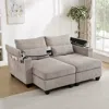 Streamdale Furniture Streamdale Convertible Sleeper Sofa With Usb & Storage