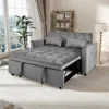 Streamdale Furniture Streamdale Convertible Sofa Bed, 3-in-1 Pull Out Couch (dark Grey)