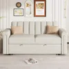 Streamdale Furniture Streamdale Convertible Soft Cushion Sofa Pull Bed, For Two People To Sit On