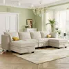Streamdale Furniture Streamdale Convertible U-shape Sectional Sofa With Storage Seat