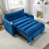 Streamdale Furniture Streamdale Convertible Velvet Sofa Bed - 3-in-1 Sleeper Couch