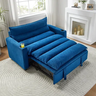 Streamdale Furniture Streamdale Convertible Velvet Sofa Bed - 3-in-1 Sleeper Couch