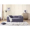 Streamdale Furniture Streamdale Corduroy Convertible Sleeper Sofa Bed - Gray