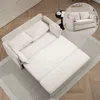 Streamdale Furniture Streamdale Corduroy Convertible Sleeper Sofa Bed With Usb Ports