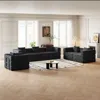 Streamdale Furniture Streamdale Corduroy Folding Sofa Bed With Storage & Cushions In Black