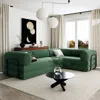 Streamdale Furniture Streamdale Corduroy L-shaped Modular Sofa Bed
