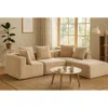 Streamdale Furniture Streamdale Corduroy Modular Lounge Sofa - No Assembly In Brown