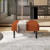 Streamdale Furniture Streamdale Corduroy Ottoman Footstool With Legs