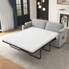 Streamdale Furniture Streamdale Corduroy Sleeper Sofa With Full Size Mattress And Storage