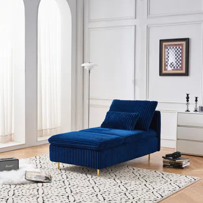 Streamdale Furniture Streamdale Corduroy Sofa Chair - Modern Armchair For Small Spaces