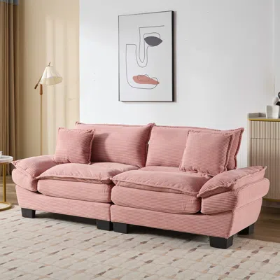 Streamdale Furniture Streamdale Corduroy Sofa Sleeper