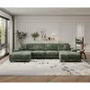Streamdale Furniture Streamdale Corduroy U-shaped Sofa, 4 Seat Sofa Bed, Modern Living Room