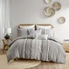 Streamdale Furniture Streamdale Cotton Printed Duvet Cover Set With Chenille
