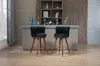 Streamdale Furniture Streamdale Counter Height Bar Stools Set Of 2 For Kitchen Counter Solid Wood