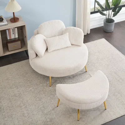 Streamdale Furniture Streamdale Cozy 61" Sofa With End Table For Small Spaces