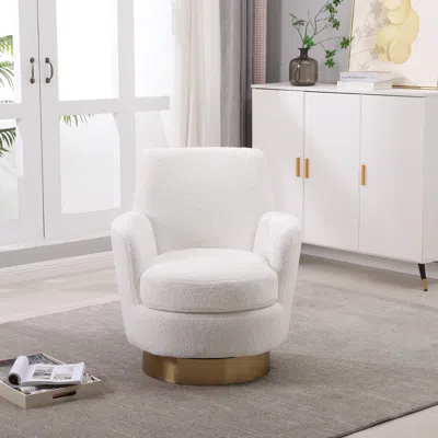 Streamdale Furniture Streamdale Cozy And Versatile Swivel Chair With Spacious Seating
