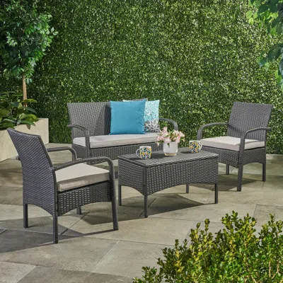Streamdale Furniture Streamdale Cozy Cordoba Brown Pe Rattan Chat Set Style And Relaxation All Year