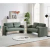 Streamdale Furniture Streamdale Cozy Corduroy Sofa With 4 Pillows For Comfort And Style