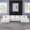 Streamdale Furniture Streamdale Cozy Modular Sofa: Versatile Chenille Upholstery, Ottoman Included