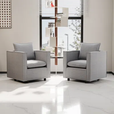 Streamdale Furniture Streamdale Cozy Single Sofa Chair Soft Cushion, Modern Comfort