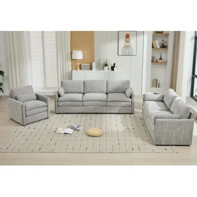 Streamdale Furniture Streamdale Cozy Upholstered Cloud Sofa Set