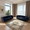 Streamdale Furniture Streamdale Cream Velvet Tufted Sofa Set - Modern Comfort & Style In Blue