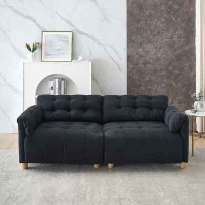 Streamdale Furniture Streamdale Creamy Cloud Fabric Sofa