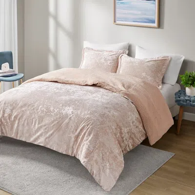 Streamdale Furniture Streamdale Crushed Velvet Sherpa Reversible Comforter Set