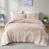 Streamdale Furniture Streamdale Crushed Velvet Sherpa Reversible Comforter Set