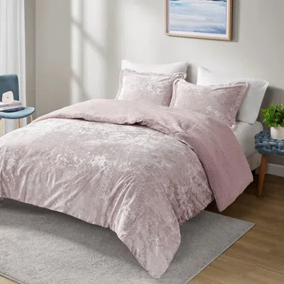 Streamdale Furniture Streamdale Crushed Velvet Sherpa Reversible Comforter Set