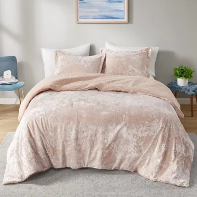 Streamdale Furniture Streamdale Crushed Velvet Sherpa Reversible Comforter Set