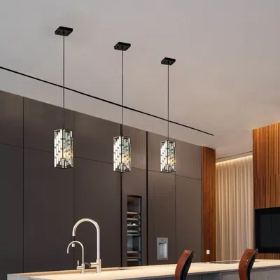 Streamdale Furniture Streamdale Crystal Pendant Trio