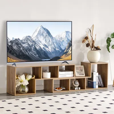 Streamdale Furniture Streamdale Cube Tv Stand Media Center - Open Storage Bookcase Shelf