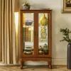 Streamdale Furniture Streamdale Curio Cabinet Lighted Curio Diapaly Cabinet With Adjustable Shelves