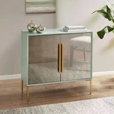 Streamdale Furniture Streamdale Curry 2 Door Accent Chest In Green