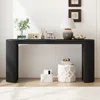 Streamdale Furniture Streamdale Curved Console Table - Stripe Design - Living/entry