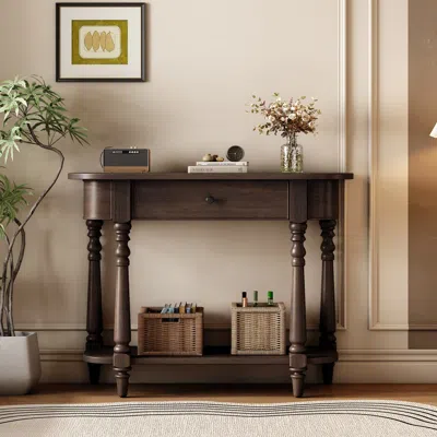 Streamdale Furniture Streamdale Curved Corner Console Table
