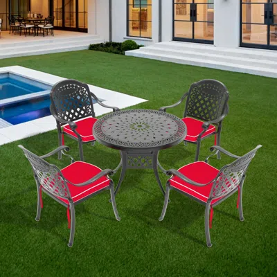 Streamdale Furniture Streamdale Premium Aluminum Armchair With Ample Seating