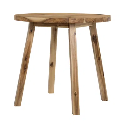 Streamdale Furniture Streamdale D32x30" Round Dining Table, Solid Wood