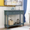 Streamdale Furniture Streamdale Daisy Series Console Table Traditional Design With Two Drawers