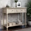 Streamdale Furniture Streamdale Daisy Series Console Table Traditional Design With Two Drawers