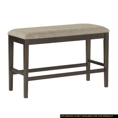 Streamdale Furniture Streamdale Dark Brown Counter Height Bench (1-piece)