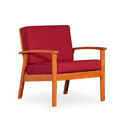 Streamdale Furniture Streamdale Deep Seat Eucalyptus Chair Oil Finish