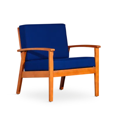 Streamdale Furniture Streamdale Deep Seat Eucalyptus Chair Oil Finish