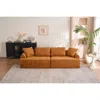 Streamdale Furniture Streamdale Deep Seat Sectional Sofa - Breathable Fabric, Easy Assembly