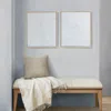 Streamdale Furniture Streamdale Desert Serenity Hand Embellished Abstract 2-piece Framed Canvas